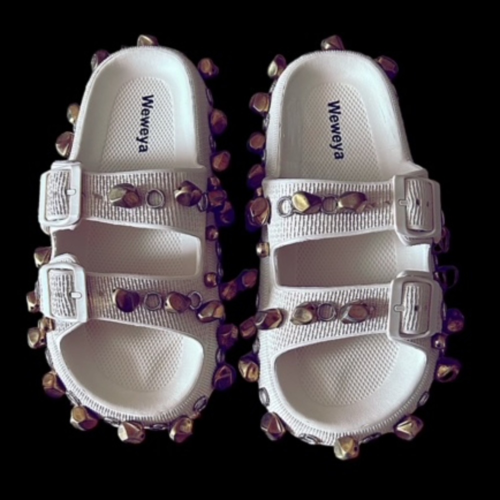 Custom “Moon Rock” Comfty Sandals